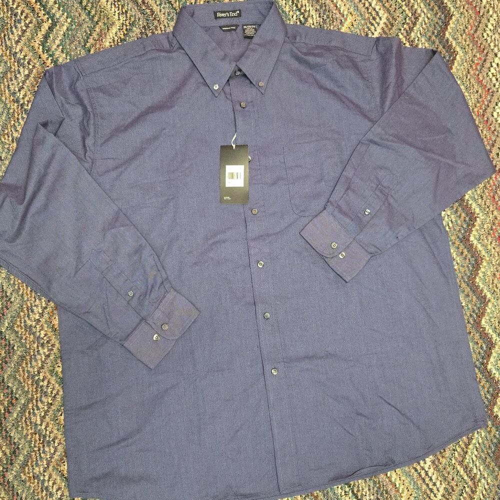 River's End Blue Button Down Shirt